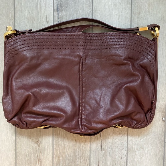 Jimmy Choo hobo bag burgundy Authentic - Picture 1 of 14